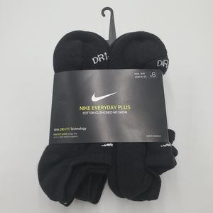 Nike Everyday plus cotton cushioned no show socks